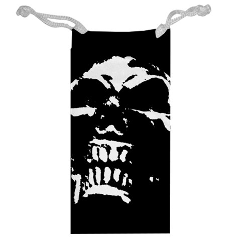 Morbid Skull Jewelry Bag from ArtsNow.com Back