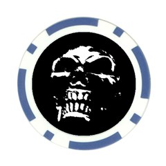 Morbid Skull Poker Chip Card Guard from ArtsNow.com Front