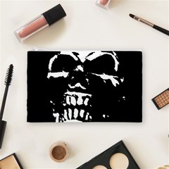 Morbid Skull Cosmetic Bag (Medium) from ArtsNow.com Front