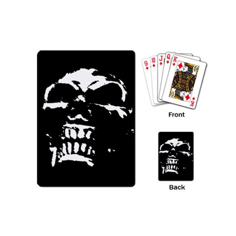 Morbid Skull Playing Cards (Mini) from ArtsNow.com Back