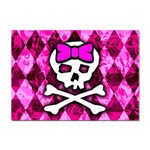 Pink Bow Princess Sticker A4 (100 pack)