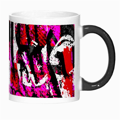 Pink Checker Graffiti Morph Mug from ArtsNow.com Right