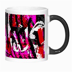 Pink Checker Graffiti Morph Mug from ArtsNow.com Right