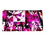 Pink Checker Graffiti Pencil Case