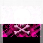 Pink Plaid Skull Jigsaw Puzzle (Rectangular)