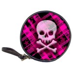 Pink Plaid Skull Classic 20-CD Wallet