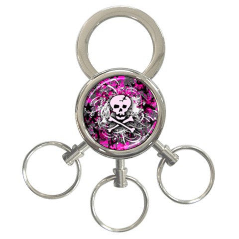 Pink Skull Splatter 3 Front