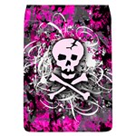 Pink Skull Splatter Removable Flap Cover (Large)