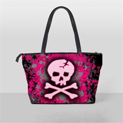 Pink Skull Star Splatter Classic Shoulder Handbag from ArtsNow.com Back