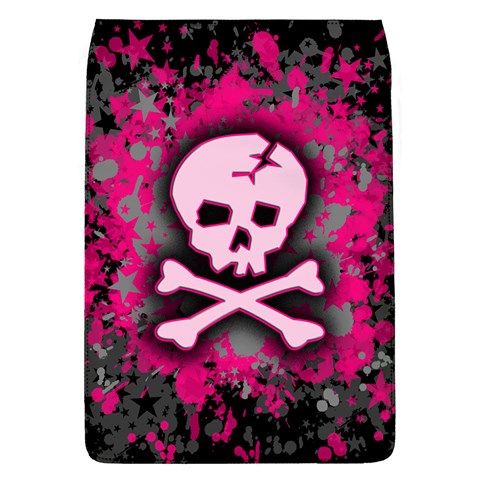 Pink Skull Star Splatter Removable Flap Cover (Large) from ArtsNow.com Front