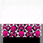 Pink Skulls & Stars Jigsaw Puzzle (Rectangular)