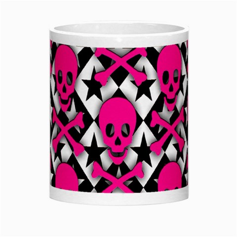 Pink Skulls & Stars Morph Mug from ArtsNow.com Center