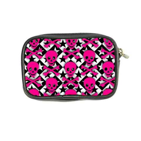 Pink Skulls & Stars Coin Purse from ArtsNow.com Back