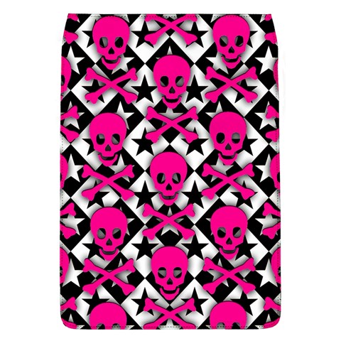 Pink Skulls & Stars Removable Flap Cover (Large) from ArtsNow.com Front