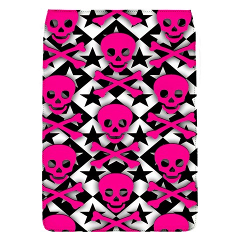 Pink Skulls & Stars Removable Flap Cover (Small) from ArtsNow.com Front