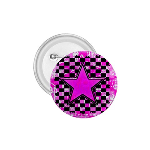 Pink Star 1.75  Button from ArtsNow.com Front