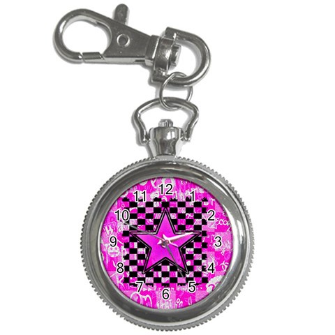 Pink Star Key Chain Watch from ArtsNow.com Front