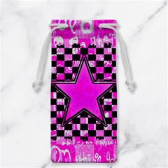 Pink Star Jewelry Bag from ArtsNow.com Front