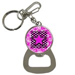 Pink Star Bottle Opener Key Chain