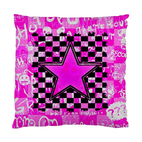 Pink Star Cushion Case (One Side) from ArtsNow.com Front