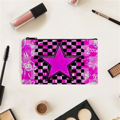 Pink Star Cosmetic Bag (Small) from ArtsNow.com Front