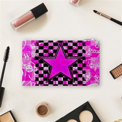 Pink Star Cosmetic Bag (Small) from ArtsNow.com Back