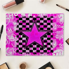 Pink Star Cosmetic Bag (XL) from ArtsNow.com Front