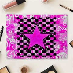 Pink Star Cosmetic Bag (XL) from ArtsNow.com Back