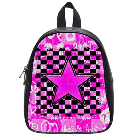 Pink Star School Bag (Small) from ArtsNow.com Front