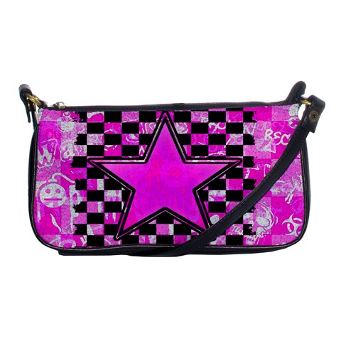 Pink Star Shoulder Clutch Bag from ArtsNow.com Front