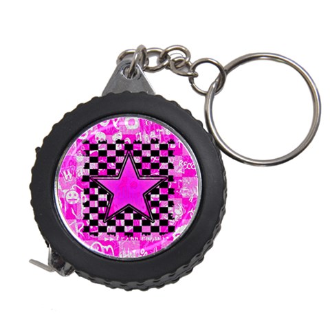 Pink Star Measuring Tape from ArtsNow.com Front