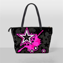 Pink Star Design Classic Shoulder Handbag from ArtsNow.com Back