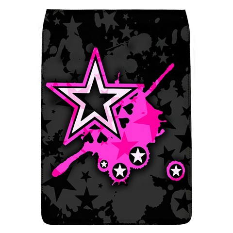 Pink Star Design Removable Flap Cover (Large) from ArtsNow.com Front