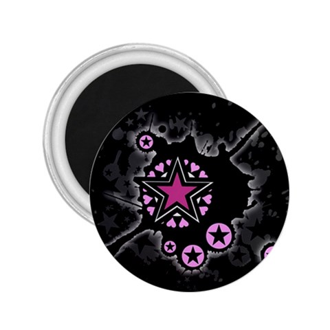 Pink Star Explosion 2.25  Magnet from ArtsNow.com Front