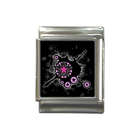 Pink Star Explosion Italian Charm (13mm) from ArtsNow.com Front