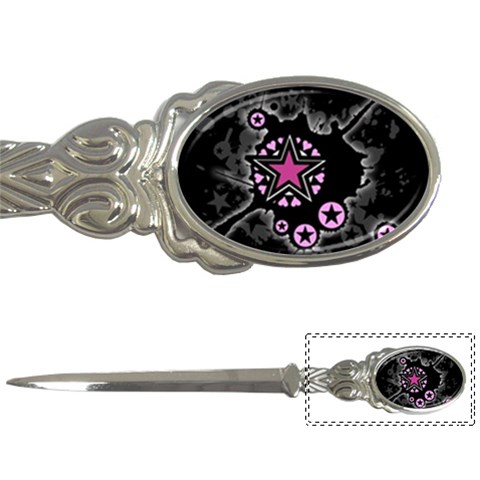 Pink Star Explosion Letter Opener from ArtsNow.com Front