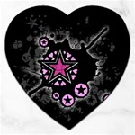 Pink Star Explosion Jigsaw Puzzle (Heart)