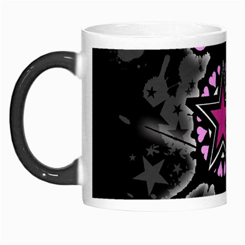 Pink Star Explosion Morph Mug from ArtsNow.com Left