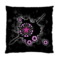 Pink Star Explosion Cushion Case (Two Sides) from ArtsNow.com Front