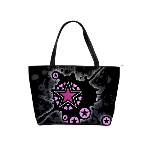 Pink Star Explosion Classic Shoulder Handbag from ArtsNow.com Front