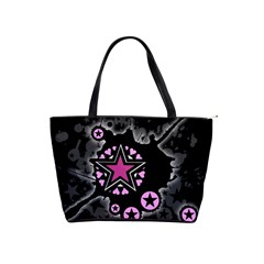 Pink Star Explosion Classic Shoulder Handbag from ArtsNow.com Front