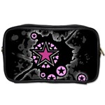 Pink Star Explosion Toiletries Bag (Two Sides)