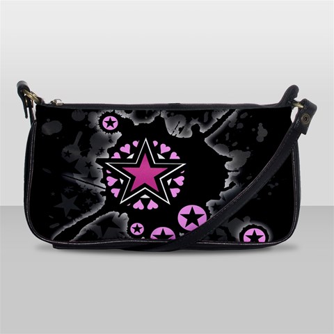 Pink Star Explosion Shoulder Clutch Bag from ArtsNow.com Front