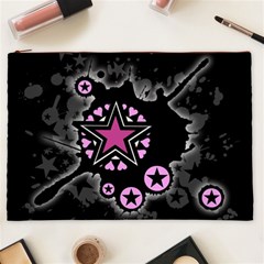 Pink Star Explosion Cosmetic Bag (XXL) from ArtsNow.com Front