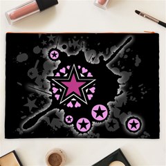 Pink Star Explosion Cosmetic Bag (XXL) from ArtsNow.com Back