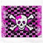 Pink Star Skull Jigsaw Puzzle (Rectangular)