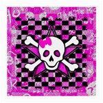 Pink Star Skull Glasses Cloth (Medium, Two Sides)