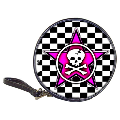 Pink Star Skull Checker Classic 20 Front