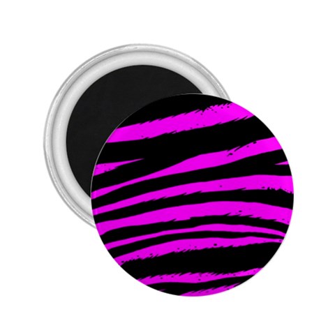 Pink Zebra 2.25  Magnet from ArtsNow.com Front