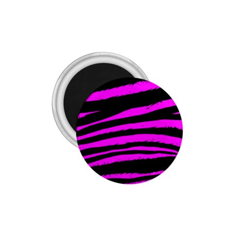 Pink Zebra 1.75  Magnet from ArtsNow.com Front